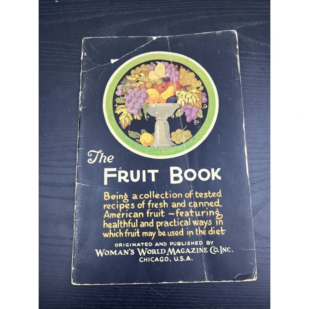 1928 The Fruit Book Woman's World Magazine Recipe Booklet Vintage